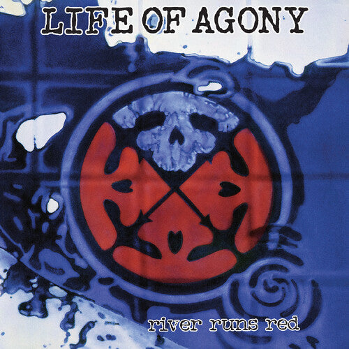Life of Agony - River Runs Red - CLEAR WITH RED & BLUE SWIRL VINYL