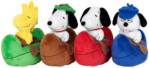 Snoopy Series - Plush Pull Back Car Blind Box - 4ct PDQ Display