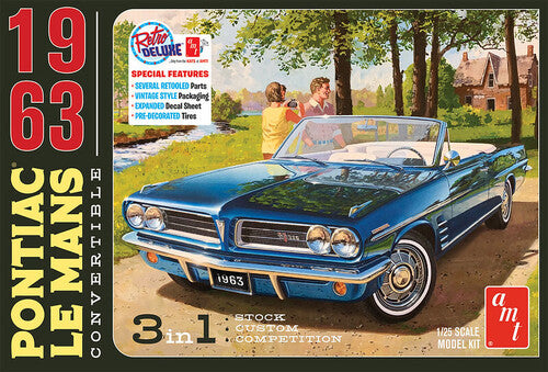 AMT 1963 Pontiac Le Mans Tempest Convertible 1/25 Scale Model Kit