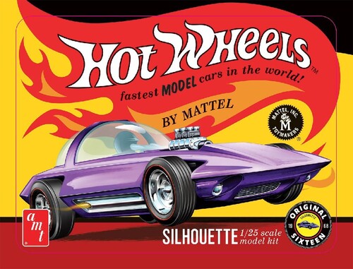 AMT Hot Wheels Silhouette 1/25 Scale Model Kit Collector Tin