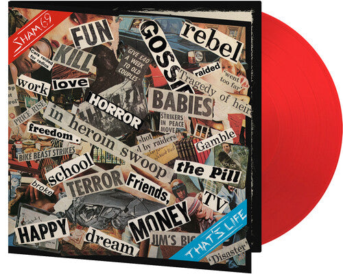 Sham 69 - That's Life - Limited 180-Gram Translucent Red Colored Vinyl