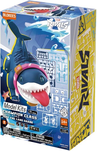 Blokees - Marvel - Champion Class - 12: Jeff the Land Shark Model Kit (Marvel Rivals)
