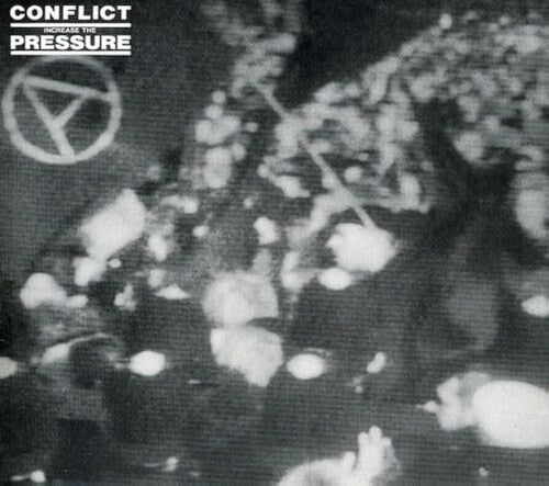 Conflict - Increase The Pressure - Clear Black & White Splatter Vinyl
