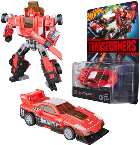Transformers x Hot Wheels - GT-Scorcher Converting 5" Figure