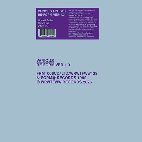 Re-Form Ver-1.0/ Various - Re-Form Ver-1.0 / VARIOUS