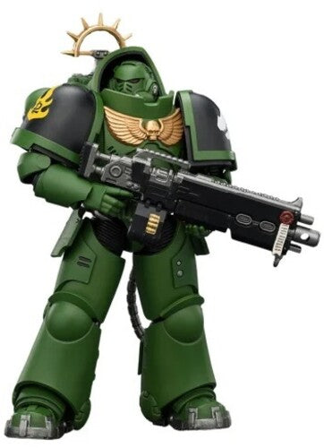 Warhammer 40K: Space Marine - Salamanders: Heavy Intercessor with Heavy Bolt Rifle & Bolt Pistol Game Edition 1/18 Action Figure