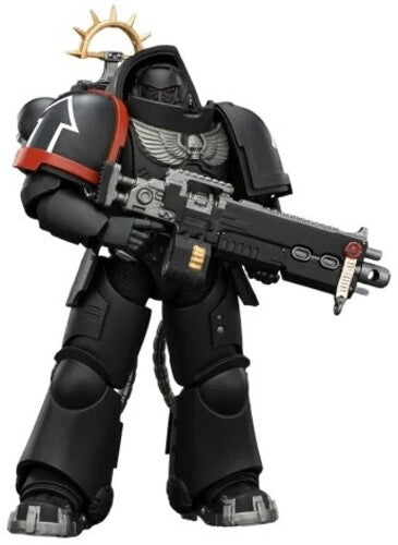 Warhammer 40K: Space Marine - Raven Guard: Heavy Intercessor with Heavy Bolt Rifle & Bolt Pistol Game Edition 1/18 Action Figure