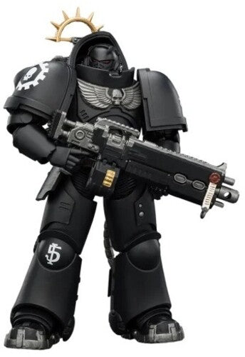 Warhammer 40K: Space Marine - Iron Hands: Heavy Intercessor with Heavy Bolt Rifle & Bolt Pistol Game Edition 1/18 Action Figure