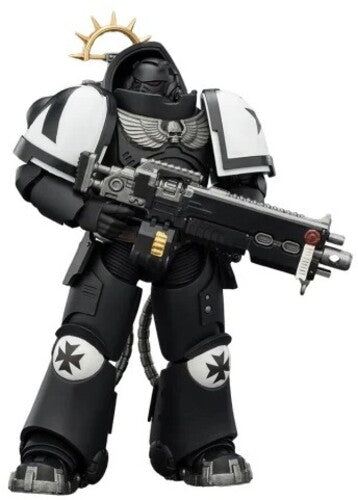 Warhammer 40K: Space Marine - Black Templars: Heavy Intercessor with Heavy Bolt Rifle & Bolt Pistol Game Edition 1/18 Action Figure