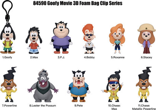 Goofy Movie - Series 74 3D Foam Bag Clip 24pc Blind Bag PDQ