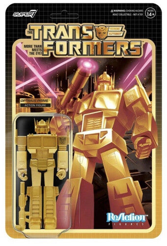 Transformers - Reaction Figures Wv1 - Optimus Prime (Golden Lagoon)