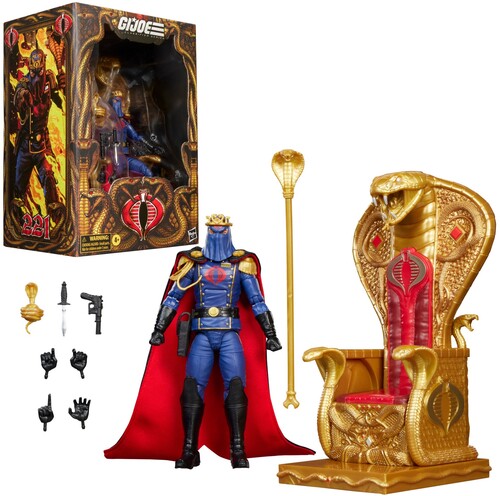 G.I. Joe - Classified Series - #221, Cobra Commander in Dress Uniform & Throne