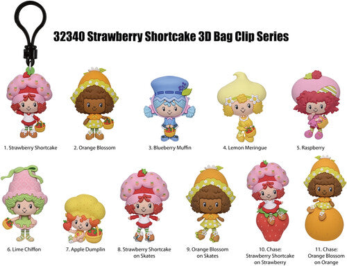 Strawberry Shortcake Series 2 3D Foam Bag Clip 24pc Blind Bag PDQ
