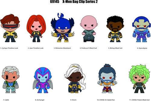 X-men '97 Series 2 3D Foam Bag Clip 24pc Blind Bag PDQ