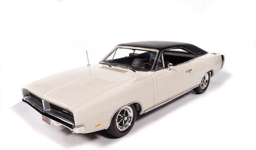 American Muscle 1969 Dodge Charger R/T - W1 White 1/18 Scale Diecast