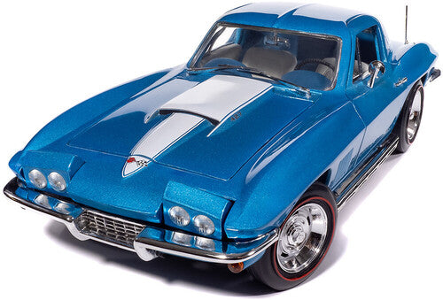 American Muscle 1967 Chevy Corvette Stingray - Light Metallic Blue 1/18 Scale Diecast