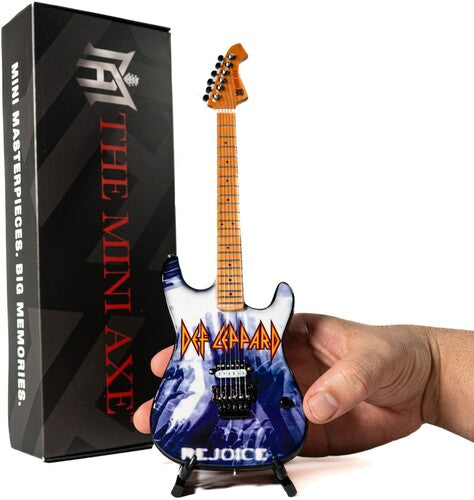 The Mini Axe - Def Leppard - Rejoice - Mini Guitar Replica Collectible