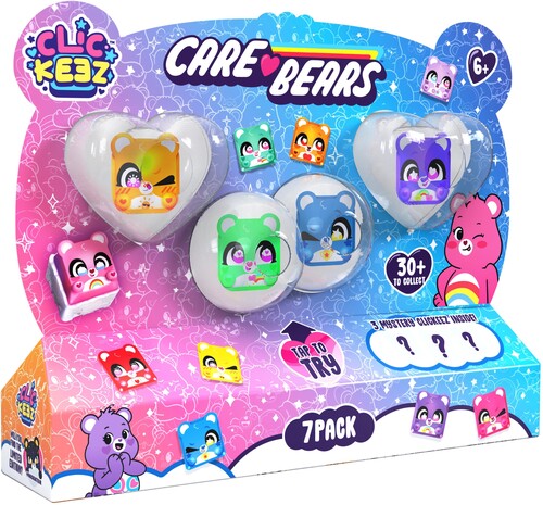 Clickeez: Care Bears 7-Pack