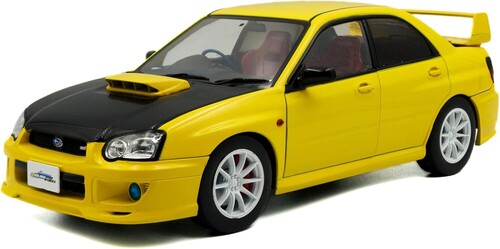 Solido 1/18 Subaru Impreza WRX STI YEL 2003 Die-Cast Car