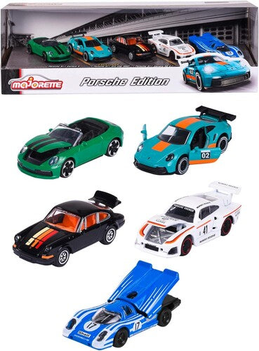 Majorette Porche Die-Cast Car 5CT Gift Pack