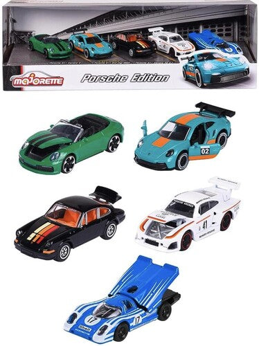 Majorette - 1:64 Die-Cast Car Gift Pack - Porsche 5-Pack