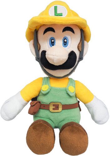 Nintendo - Super Mario - Builder Luigi 10 inch plush