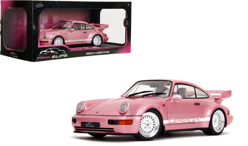 Pink Slips - 1:18 Porsche 911 Carrera (964) Diecast Car (Pink)