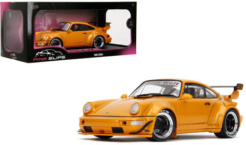 Pink Slips - 1:18 2016 Porsche 964 RWB Hibiki Diecast Car (Orange)