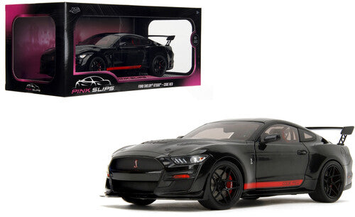 Pink Slips - 1:18 2022 Shelby GT500 Code Red Diecast Car (Black)