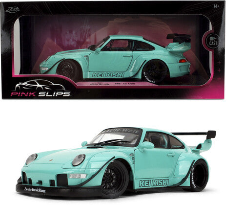 Pink Slips - 1:18 RWB Porsche Kei Kishi Diecast Car (Teal)