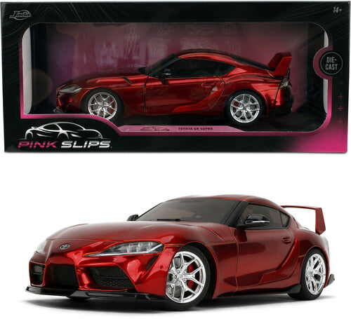 Pink Slips - 1:18 Toyota Supra MK5 Diecast Car (Candy Red)