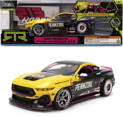 AutoZone - 1:24 2025 Ford Mustang RTR 213 Ben Hobson Die-Cast Car