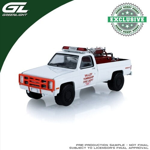 1:64 1983 Chevrolet K20 Custom Deluxe Brush Fire Truck - Valley Township Fire Department (Heavy Chevy) Danville PA Die-Cast Car