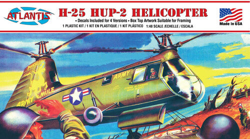 H-25 HUP-2 Army Mule Helicopter 1:48 Scale Model Kit