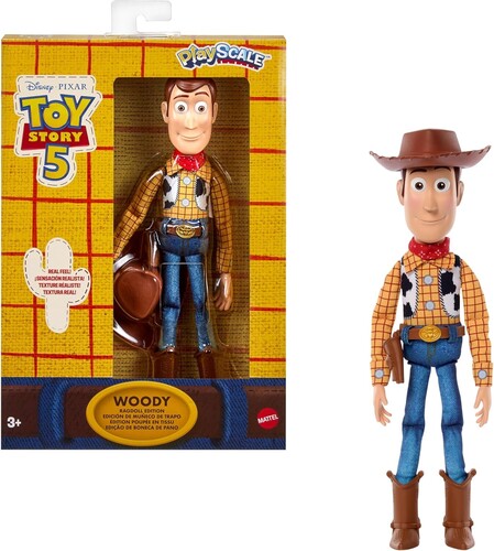 Pixar Toy Story 5: 7'' Woody Ragdoll Edition Figure, Playscale