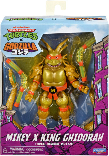 TMNT x Godzilla Mikey action figure