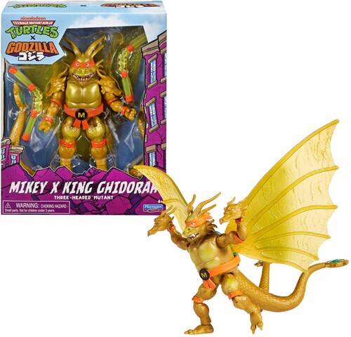 Teenage Mutant Ninja Turtles x Godzilla - Mikey x King Ghidorah Action Figure