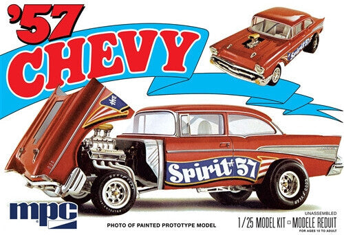 MPC 1957 Chevy Bel Air Spirit of 57 1/25 Scale Model Kit