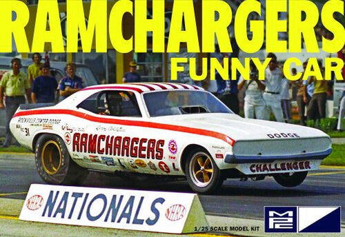 MPC Ramchargers Dodge Challenger Funny Car 1/25 Scale Model Kit