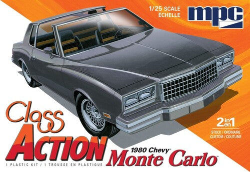 MPC 1980 Chevy Monte Carlo Class Action 2T 1/25 Scale Model Kit