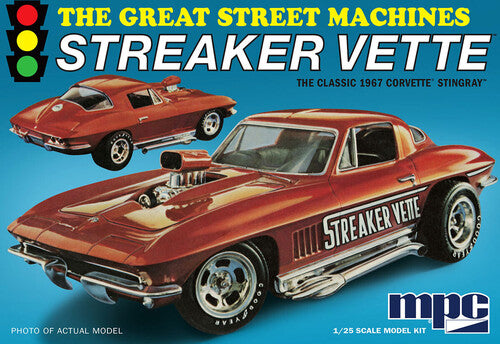 MPC 1967 Chevy Corvette Stingray Streaker Vette 1/25 Scale Model Kit