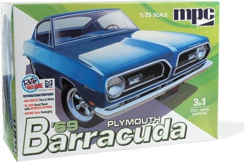MPC 1969 Plymouth Barracuda 1/25 Scale Model Kit