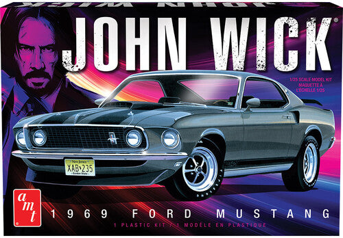 AMT John Wick 1969 Ford Mustang Mach I 1/25 Scale Model Kit