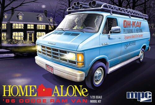 MPC Home Alone 1986 Dodge Ram Van 1/25 Scale Model Kit