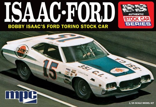 MPC Bobby Isaac 1972 Ford Torino Stock Car 1/25 Scale Model Kit
