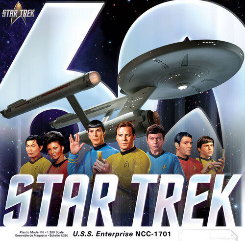 Star Trek The Original Series U.S.S. Enterprise 60th Anniversary Edition Polar Lights 1/350 scale Model Kit