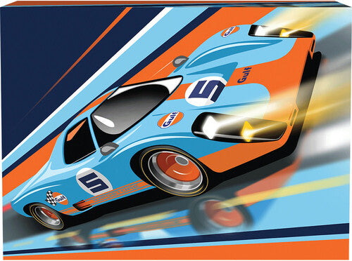MPC Gulf Racing Inpostore Collector Tin 1/25 Scale Model Kit