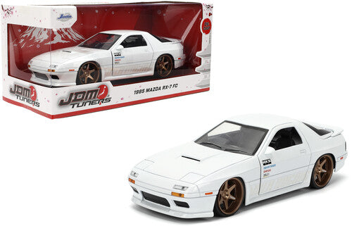 JDM Tuners - 1:24 1985 Mazda RX7 FC Die-Cast Car (White)