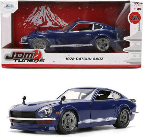 JDM Tuners - 1:24 1972 Datsun 24OZ Die-Cast Car (Dark Blue)