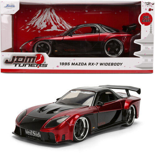 JDM Tuners - 1:24 1995 Mazda RX-7 (Widebody) Die-Cast Car (Veilside)